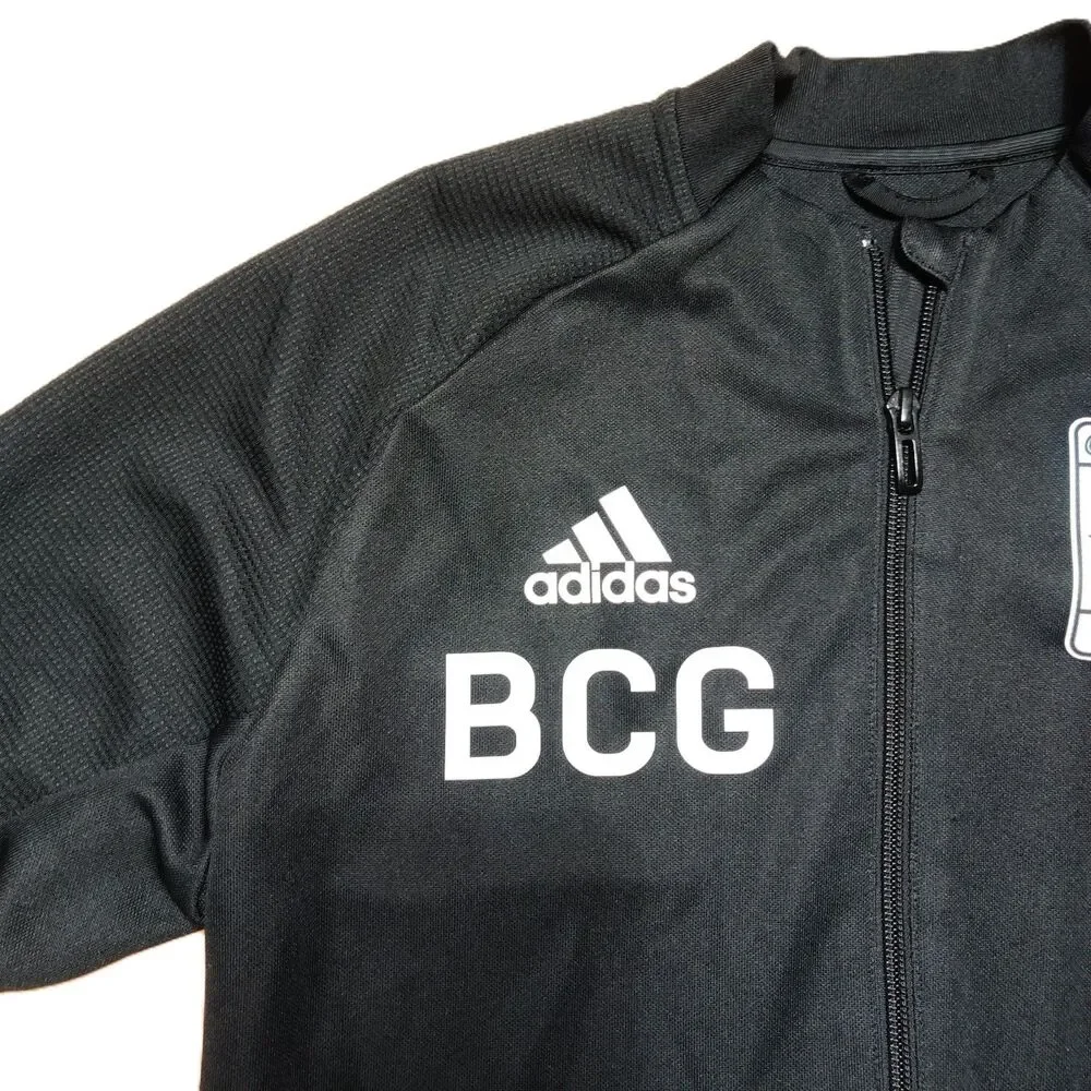 Adidas Aeroready Full Zip Track Jacket Youth XL 13-14 Black Coerver Soccer